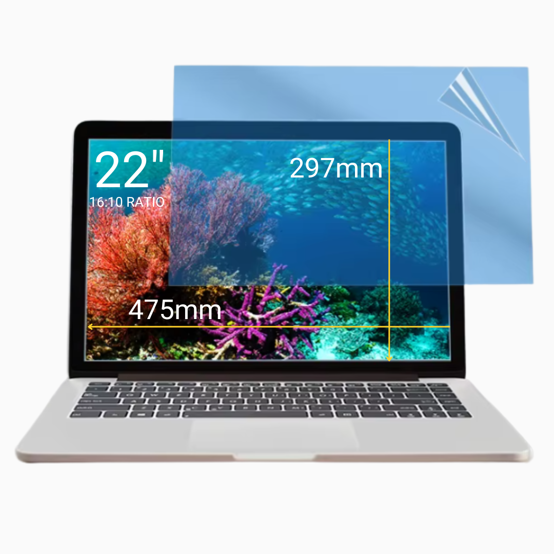 Protector de Pantalla Mate Anti Luz Azul para Monitor de 23.8" (52.7*29.7)