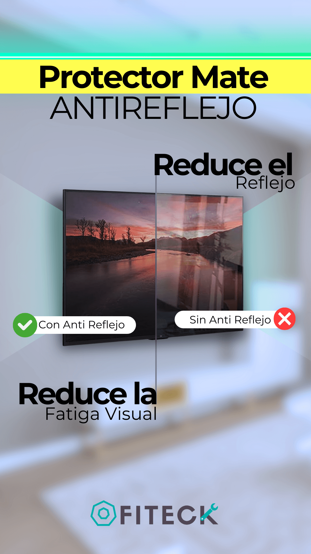 PROTECTOR DE PANTALLA MATE-ANTIREFLEJO PARA MONITOR DE 27"