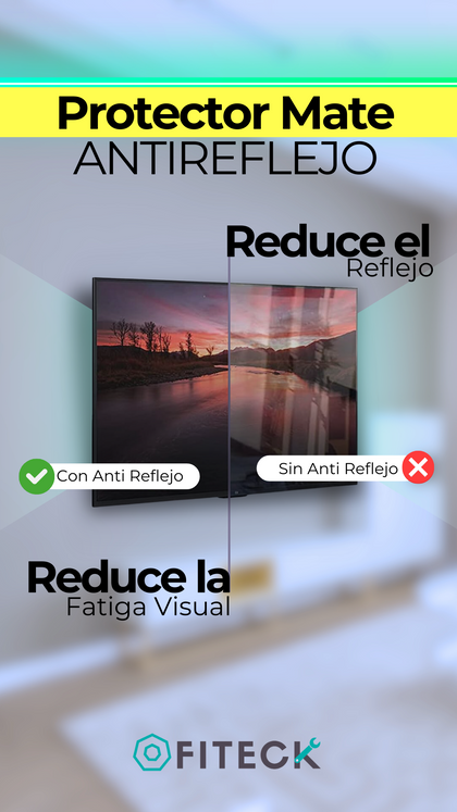 Protector Mate Anti-reflejo para Pantalla de TV de 40