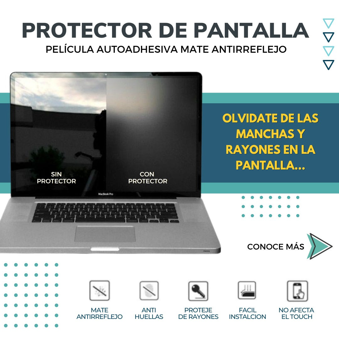 Protector de Pantalla para Portátil / Monitor (15.1" - 15.6")