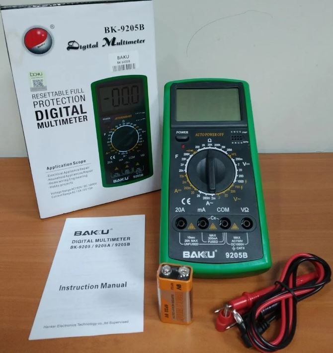 Multimetro Digital Baku Bk9205B / 9205A